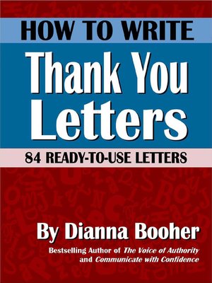 cover image of How to Write Thank You Letters